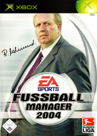 Total club manager 2004 PAL Xbox  box art